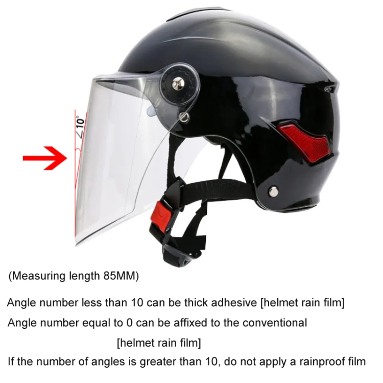 Acquista Pellicola protettiva universale antiappannamento per casco  antipioggia Pellicola antiappannamento per pellicola per visiera del casco