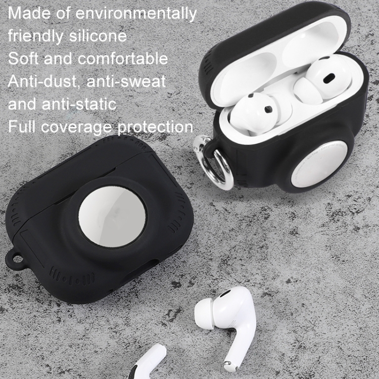 For AirPods Pro 2 / Airtag 2 In 1 All-inclusive Silicone Anti-drop Protection Case(White) For AirPods Pro 2 / Airtag 2 In 1 All-inclusive Silicone Anti-drop Protection Case(White)