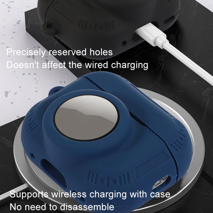 For AirPods Pro 2 / Airtag 2 In 1 All-inclusive Silicone Anti-drop Protection Case(White) For AirPods Pro 2 / Airtag 2 In 1 All-inclusive Silicone Anti-drop Protection Case(White)