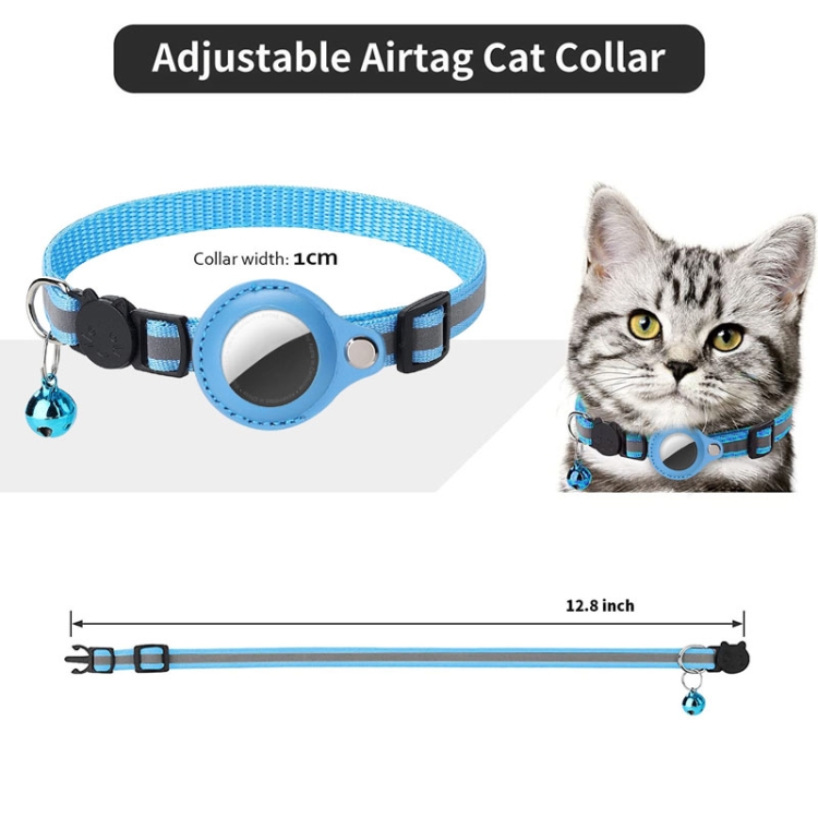 Funda De Airtag Con Collar Antipérdida Para Localizar Gato