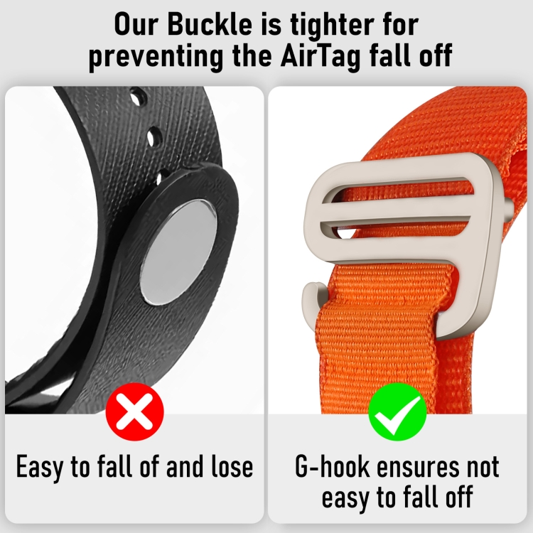 For AirTag Tracker Watch Strap Protective Cover Alpine Series Anti-lost Wristband(Green) For AirTag Tracker Watch Strap Protective Cover Alpine Series Anti-lost Wristband(Green)