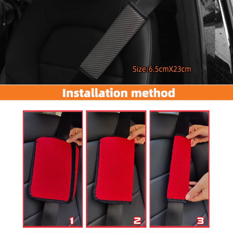 Spallacci copri cintura di sicurezza in pelle per auto a strisce 3D (grigio)