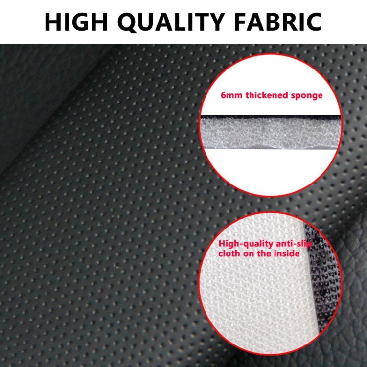 Spallacci copri cintura di sicurezza in pelle per auto a rete a strisce 3D  (nero)