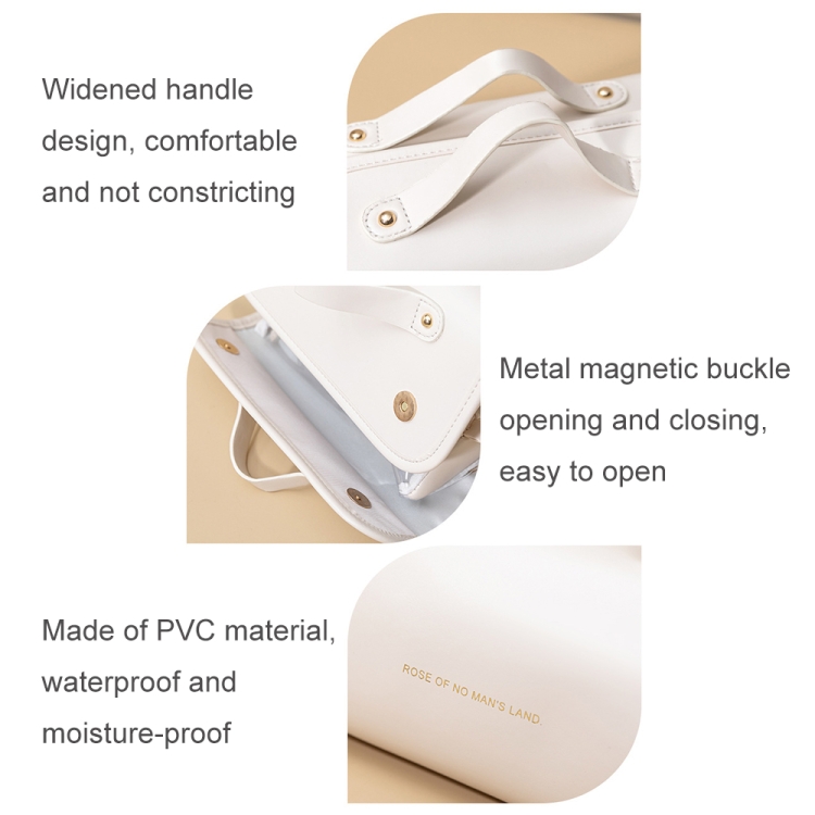 Portable Large Capacity Travel Detachable Folding Waterproof Cosmetic Bag(Pink) - B6