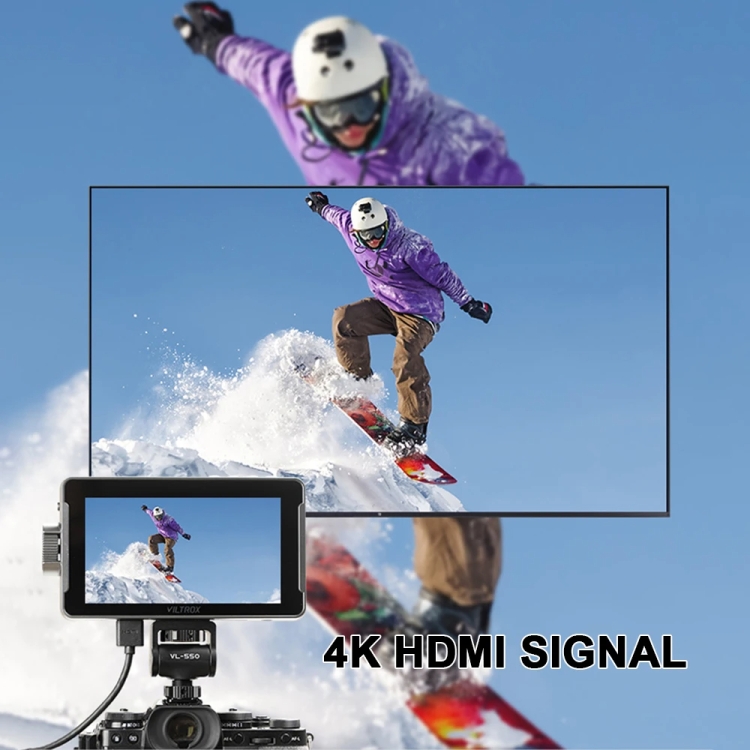 VILTROX DC-550 モニター Amazon | VILTROX カメラモニター ビデオモニター DC-550 5.5inch 3D