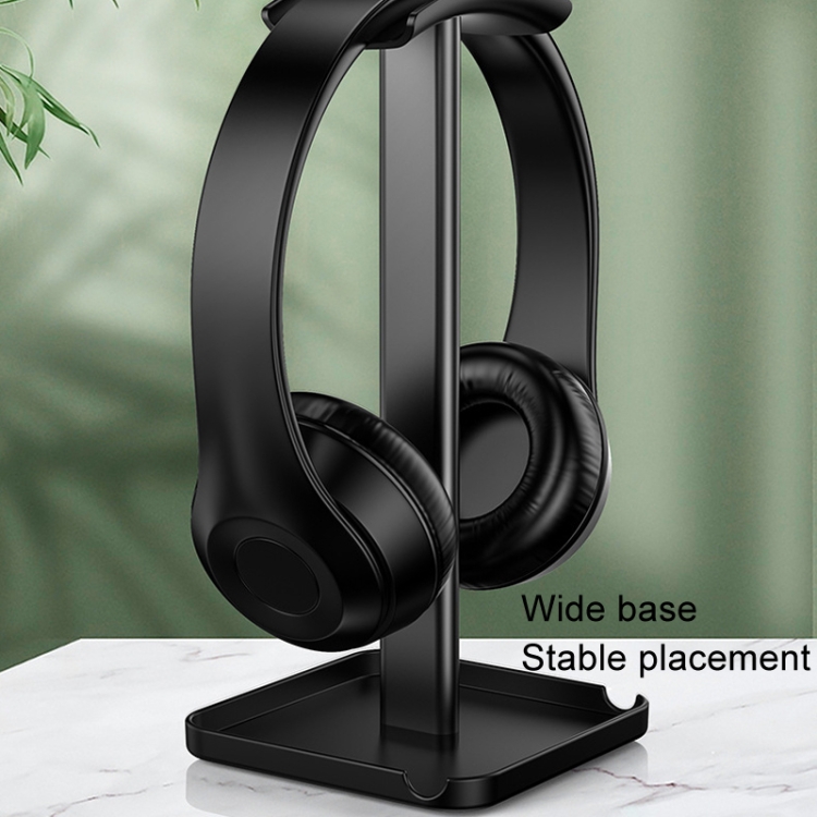 Desktop Headphone Holder Cell Phone Tablet Stand(Black) - B4