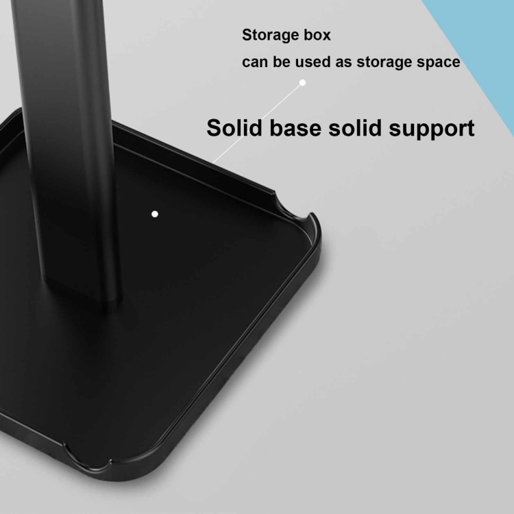 Desktop Headphone Holder Cell Phone Tablet Stand(Black) - B5