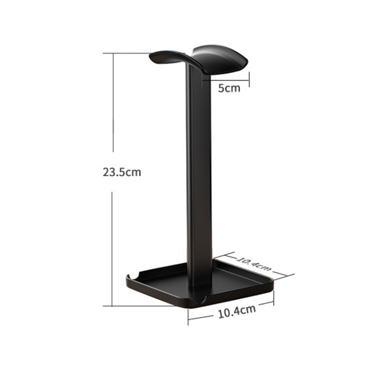 Desktop Headphone Holder Cell Phone Tablet Stand(Black) - B9