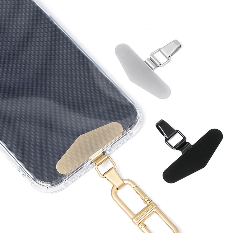 Cell Phone Lanyard Fixing Clip Metal Stainless Steel Patch(Gold) Cell Phone Lanyard Fixing Clip Metal Stainless Steel Patch(Gold)
