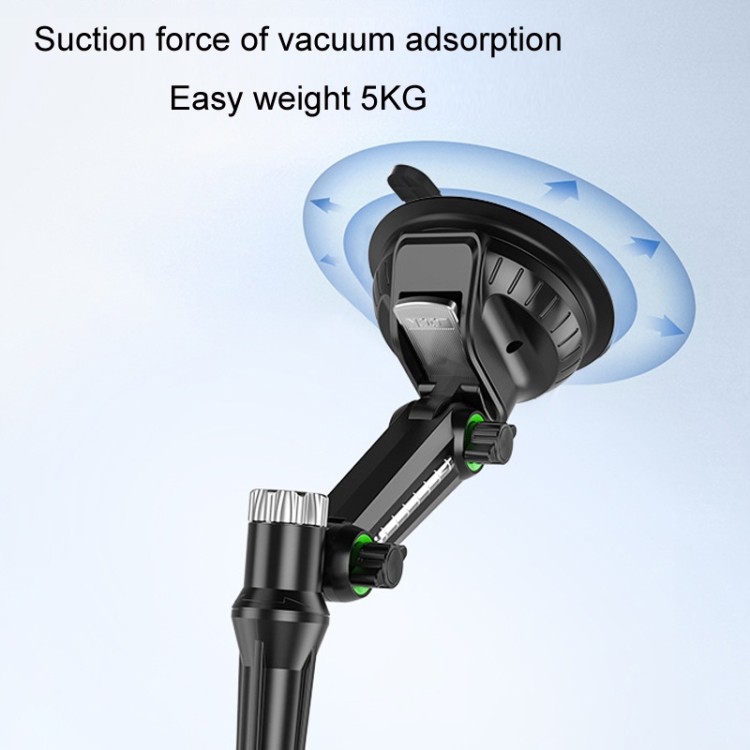 Car Windscreen Dashboard Suction Cup Phone Holder, Color: Extended Green Car Windscreen Dashboard Suction Cup Phone Holder, Color: Extended Green