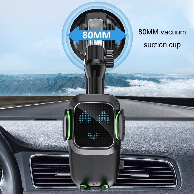 Car Windscreen Dashboard Suction Cup Phone Holder, Color: Extended Green Car Windscreen Dashboard Suction Cup Phone Holder, Color: Extended Green
