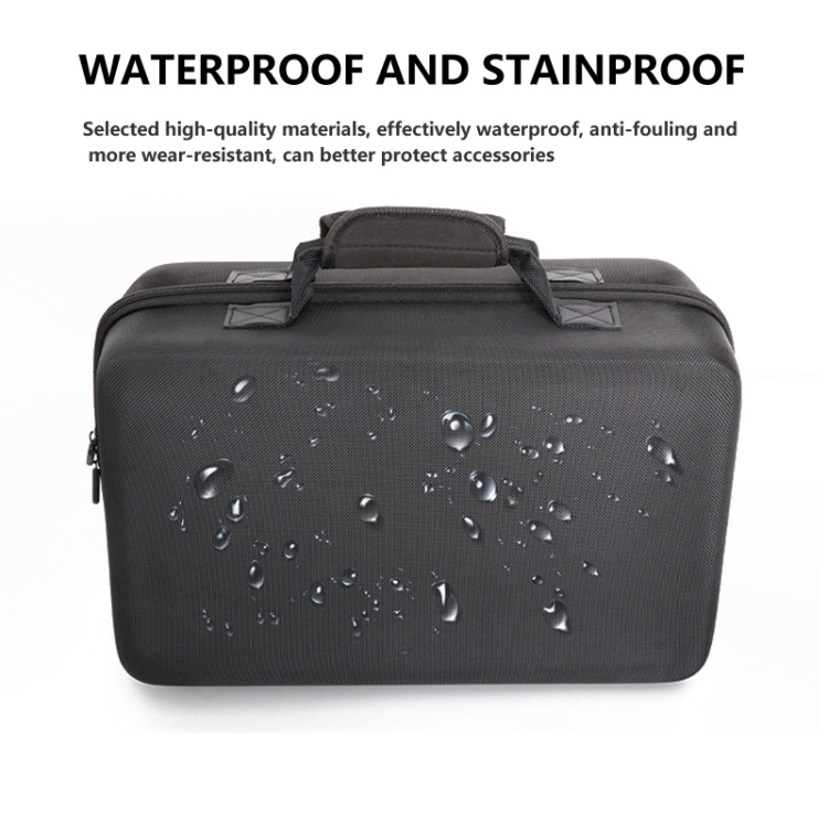 Para consola de juegos PS5 Slim Bolsa de almacenamiento EVA Estuche de transporte para bolso (1900 negro) - B9