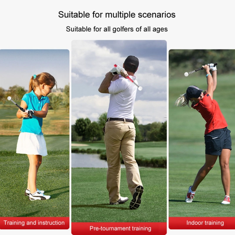 Practice Stick PGM HGB022 Golf Retractable Swing Practice Stick Indoor Golf Sound ...