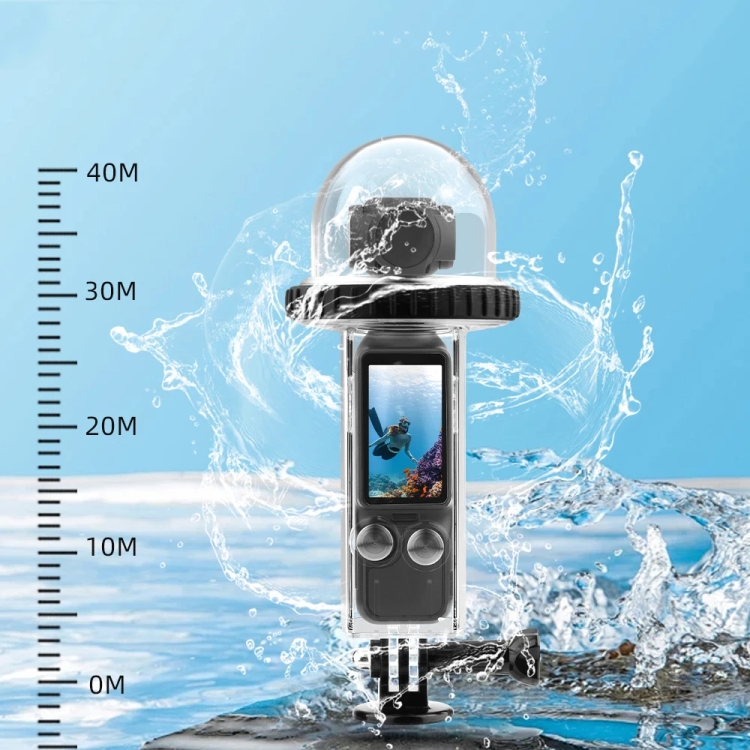 Custodia Impermeabile Per DJI Osmo Pocket 3 - Fino A 40 Metri, PC Trasparente, Pulsanti Esterni, Per Sport Acquatici