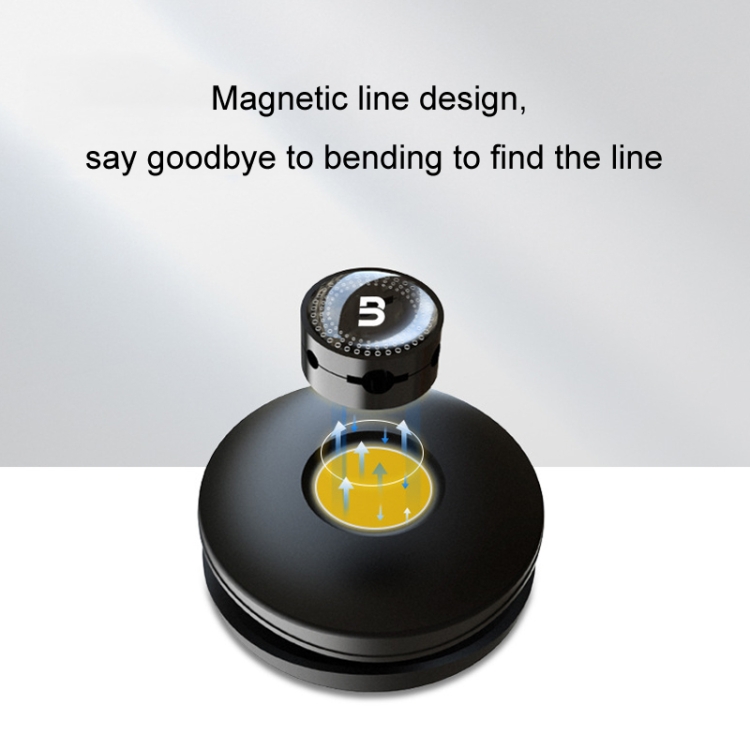 BEN.JACK Desktop Data Cable Storage Buckle Headphone Cable Holder(Black)