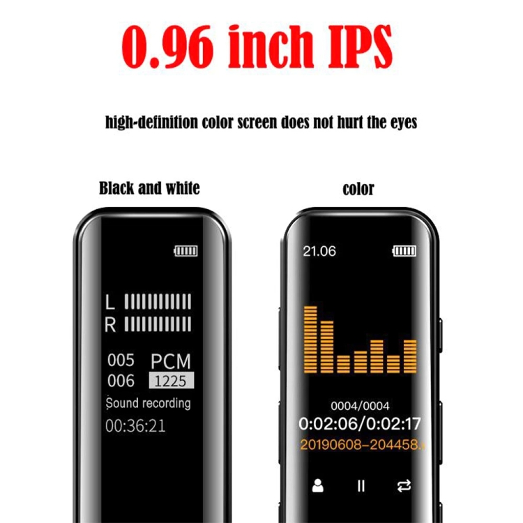 G1 0.96-Inch IPS Color Screen HD Smart Mini Noise Reduction Timer Recorder, Capacity: 32GB - B1