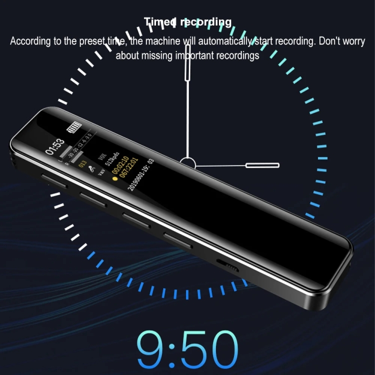 G1 0.96-Inch IPS Color Screen HD Smart Mini Noise Reduction Timer Recorder, Capacity: 32GB - B7