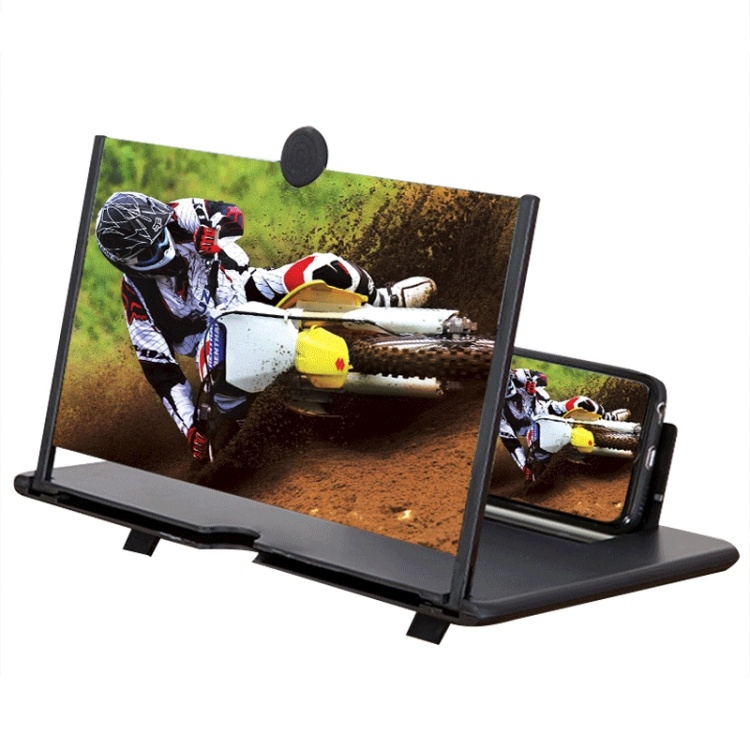 Pull-Out Folding Phone Screen Amplifier HD Anti-Blue Light Magnifying Glass, Color: 14-inch-Black Pull-Out Folding Phone Screen Amplifier HD Anti-Blue Light Magnifying Glass, Color: 14-inch-Black