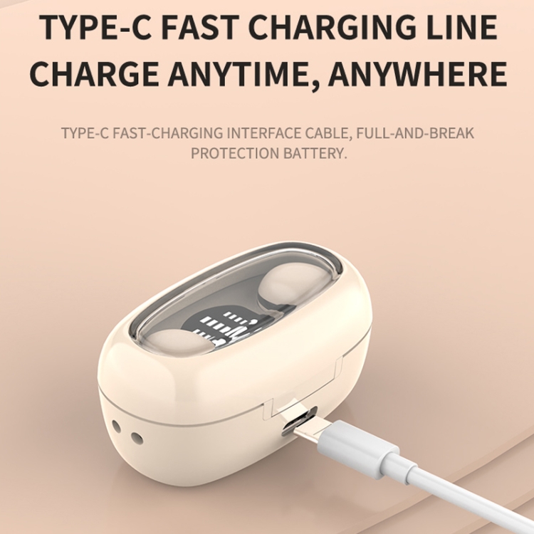 Mini TWS Bluetooth Earphones With Rectangular Bin Noise Reduction Long Life Sleep Wireless Music Earbuds(Skin Color) Mini TWS Bluetooth Earphones With Rectangular Bin Noise Reduction Long Life Sleep Wireless Music Earbuds(Skin Color)