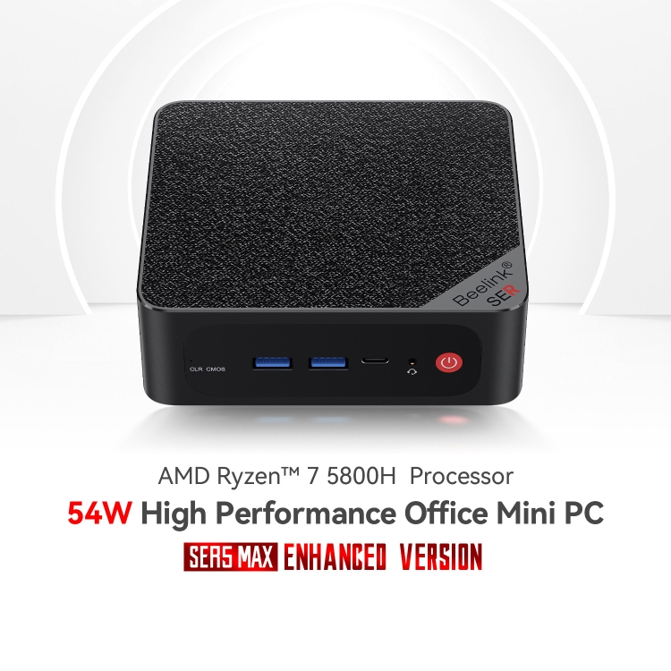 Beelink SER5 MAX Mini Computer AMD Ryzen 7 5800H Processor 
