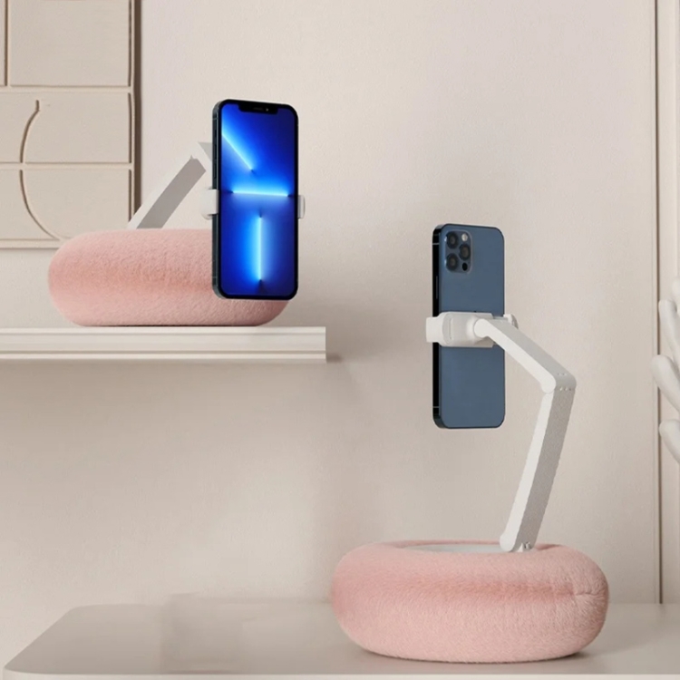 Pillow Phone Tablet Rotating Holder Lazy Desktop Bed Live Stand, Color: Single Axis Clip-Green Pillow Phone Tablet Rotating Holder Lazy Desktop Bed Live Stand, Color: Single Axis Clip-Green