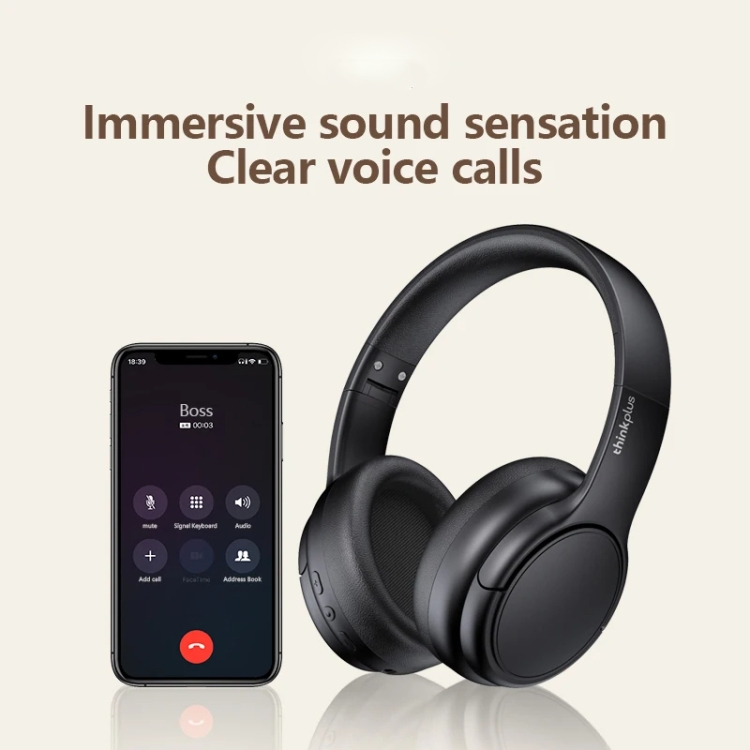 Lenovo TH20 E-Sports Wireless Head Wearing Bluetooth Headset(Black) Lenovo TH20 E-Sports Wireless Head Wearing Bluetooth Headset(Black)