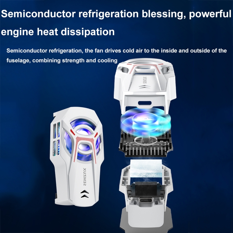 Snow-3002 Semiconductor Refrigeration Phone Radiator Game Live Cooling Back Clip(Black) Snow-3002 Semiconductor Refrigeration Phone Radiator Game Live Cooling Back Clip(Black)