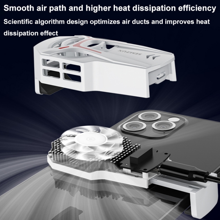 Snow-3002 Semiconductor Refrigeration Phone Radiator Game Live Cooling Back Clip(Black) Snow-3002 Semiconductor Refrigeration Phone Radiator Game Live Cooling Back Clip(Black)