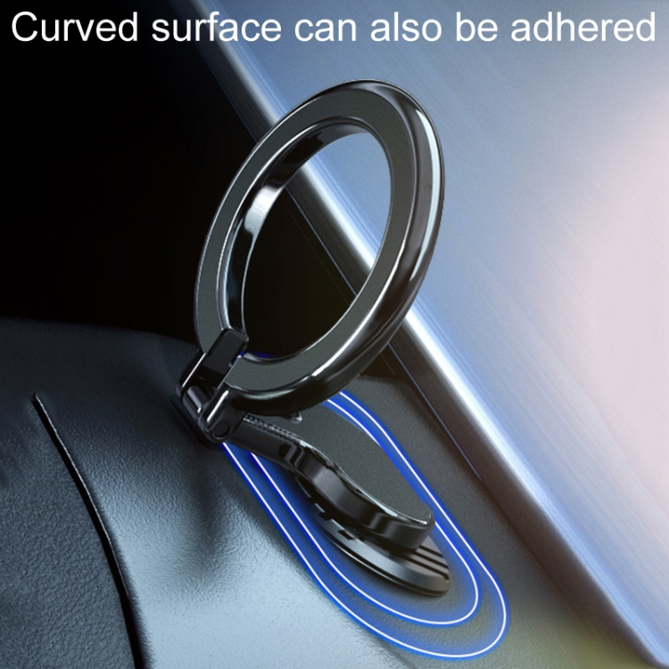 D21 Magnetic Folding Car Phone Holder Rotatable Steering Wheel Stick-On Navigation Stand D21 Magnetic Folding Car Phone Holder Rotatable Steering Wheel Stick-On Navigation Stand