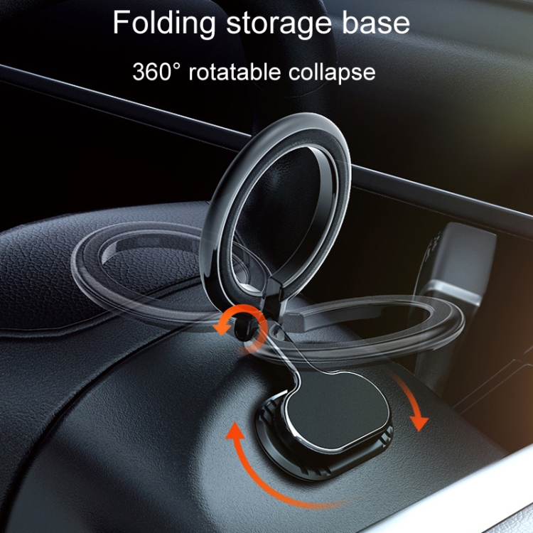 D21 Magnetic Folding Car Phone Holder Rotatable Steering Wheel Stick-On Navigation Stand D21 Magnetic Folding Car Phone Holder Rotatable Steering Wheel Stick-On Navigation Stand