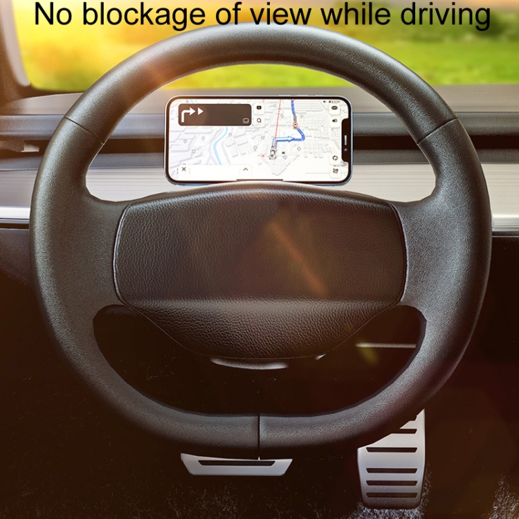 D21 Magnetic Folding Car Phone Holder Rotatable Steering Wheel Stick-On Navigation Stand D21 Magnetic Folding Car Phone Holder Rotatable Steering Wheel Stick-On Navigation Stand