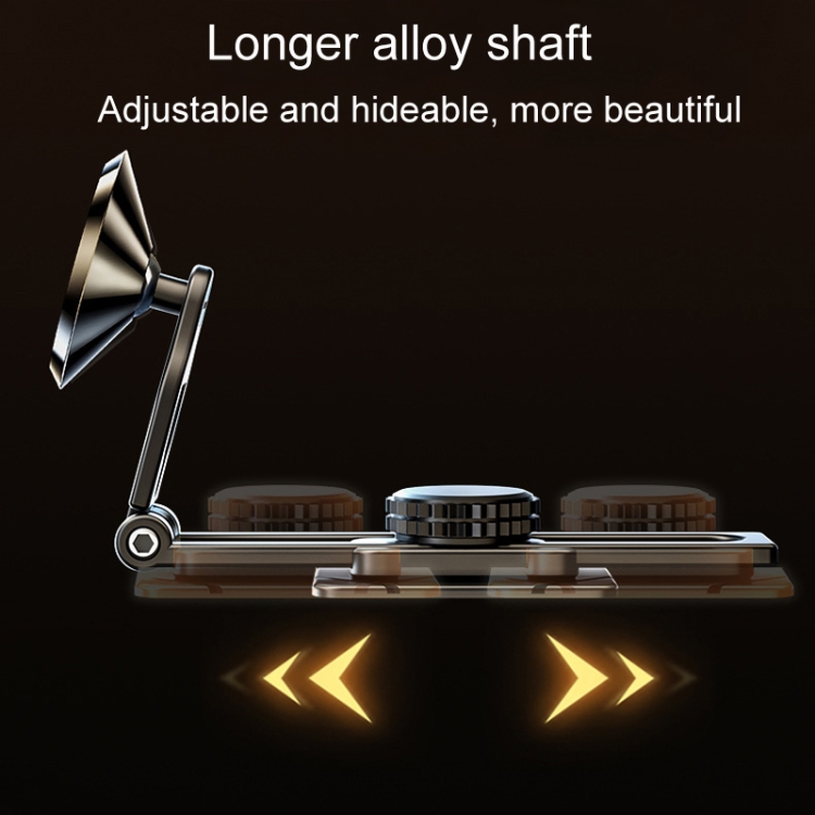 D31 Foldable Suspension Car Phone Holder Magnetic Slide Type Metal Navigation Stand D31 Foldable Suspension Car Phone Holder Magnetic Slide Type Metal Navigation Stand