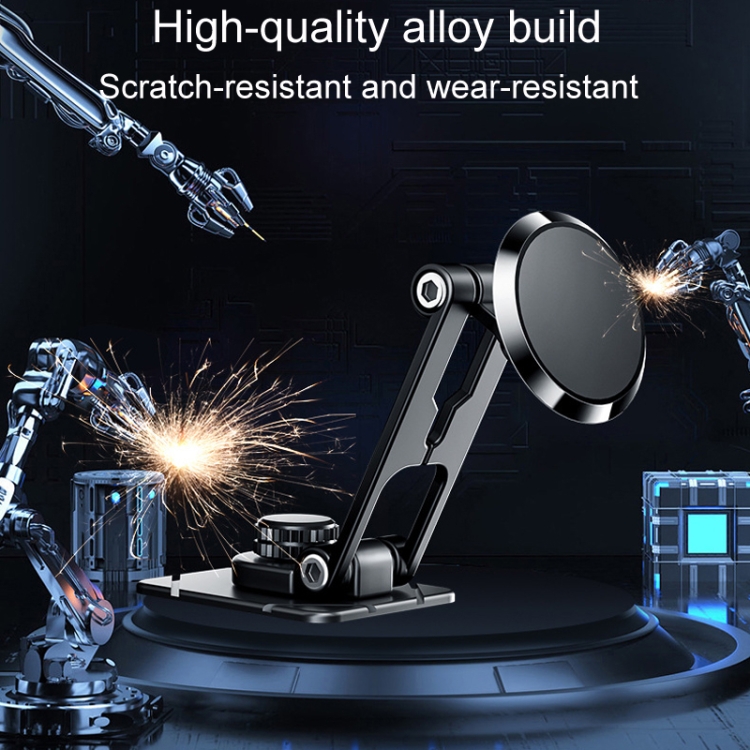 D30 Foldable Suspension Car Phone Holder Magnetic Adhesive Type Metal Navigation Stand D30 Foldable Suspension Car Phone Holder Magnetic Adhesive Type Metal Navigation Stand
