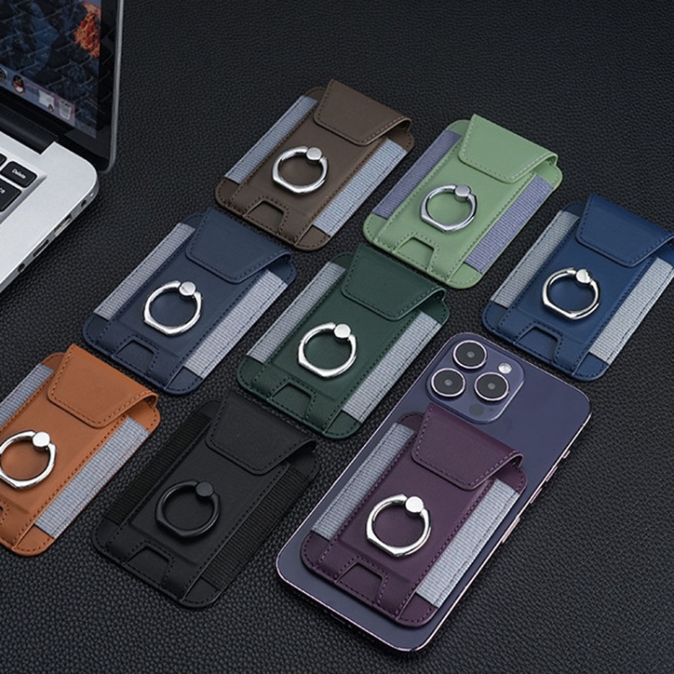 Magsafe Card Holder with Ring Elastic Wallet For iPhone 15/14/13/12 Series(Black) Magsafe Card Holder with Ring Elastic Wallet For iPhone 15/14/13/12 Series(Black)