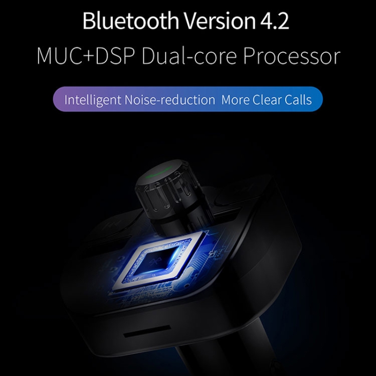 Car Bluetooth MP3 Player FM Transmitter Fast Charging(Black) Car Bluetooth MP3 Player FM Transmitter Fast Charging(Black)