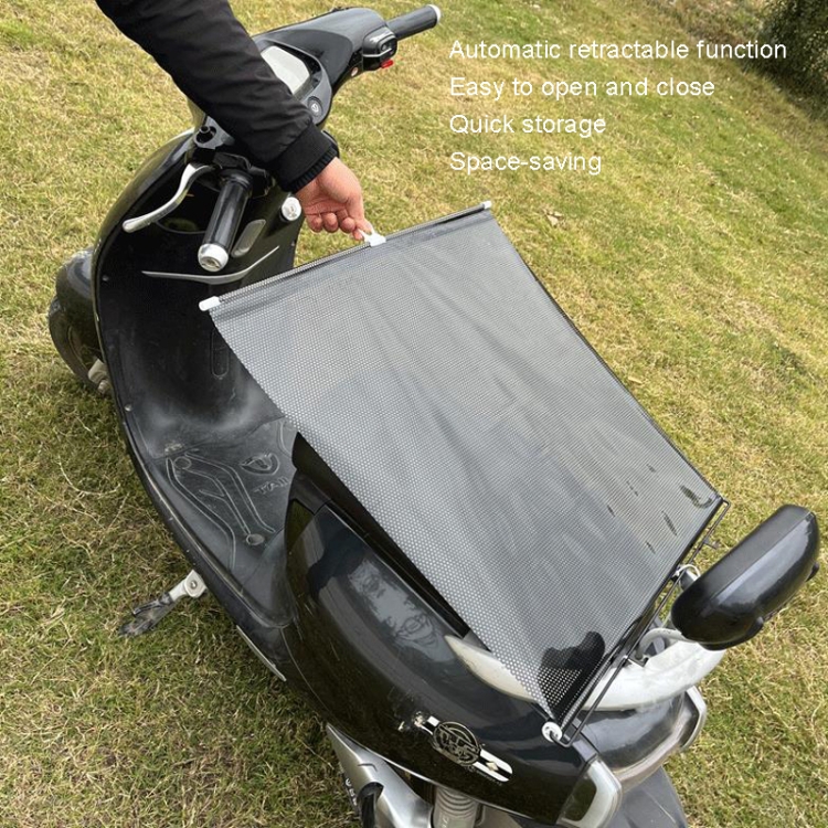 Electric Bike Telescopic Sunshade Rain Shield Motorcycle Rain