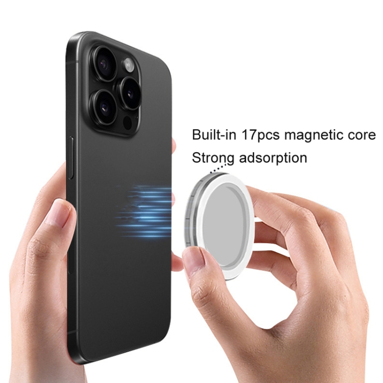 Magsafe Mobile Phone Rear Magnetic Suction Mirror Camera Video Selfie Mirror(Transparent) Magsafe Mobile Phone Rear Magnetic Suction Mirror Camera Video Selfie Mirror(Transparent)