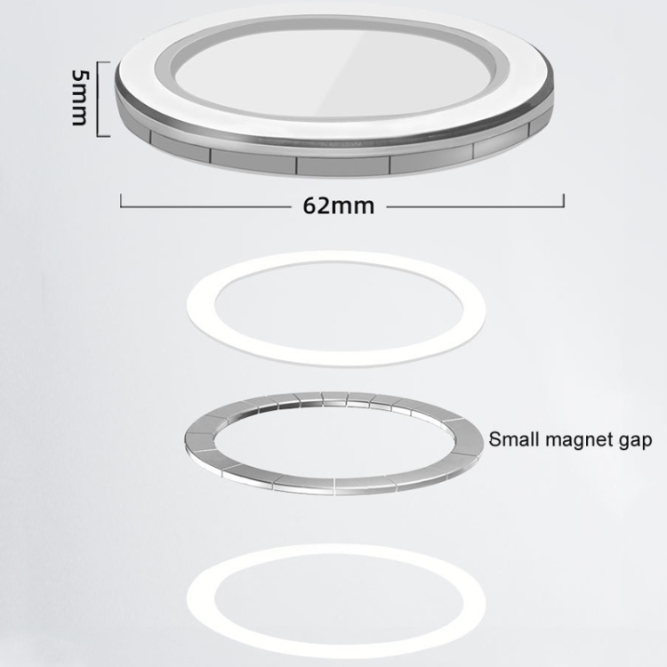 Magsafe Mobile Phone Rear Magnetic Suction Mirror Camera Video Selfie Mirror(Transparent) Magsafe Mobile Phone Rear Magnetic Suction Mirror Camera Video Selfie Mirror(Transparent)