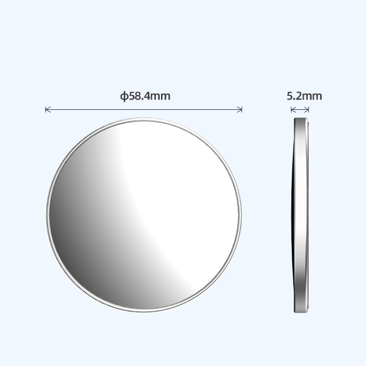 Mobile Phone Rear Camera Magnetic Selfie Mirror HD Reflective Phone Reference Mirror(Silver) Mobile Phone Rear Camera Magnetic Selfie Mirror HD Reflective Phone Reference Mirror(Silver)