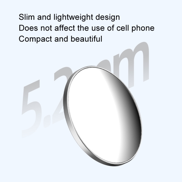 Mobile Phone Rear Camera Magnetic Selfie Mirror HD Reflective Phone Reference Mirror(Silver) Mobile Phone Rear Camera Magnetic Selfie Mirror HD Reflective Phone Reference Mirror(Silver)
