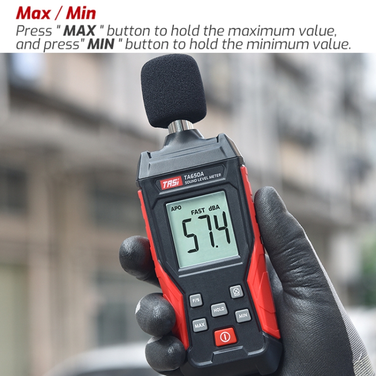 TASI TA650A Decibel Detector House Volume Tester Noise Meter - 3