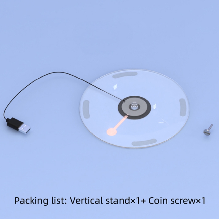 For PS5 Slim iplay HBP-575 Simple Storage Base Light Version RGB Colorful Vertical Storage Bracket(Transparent) - B4