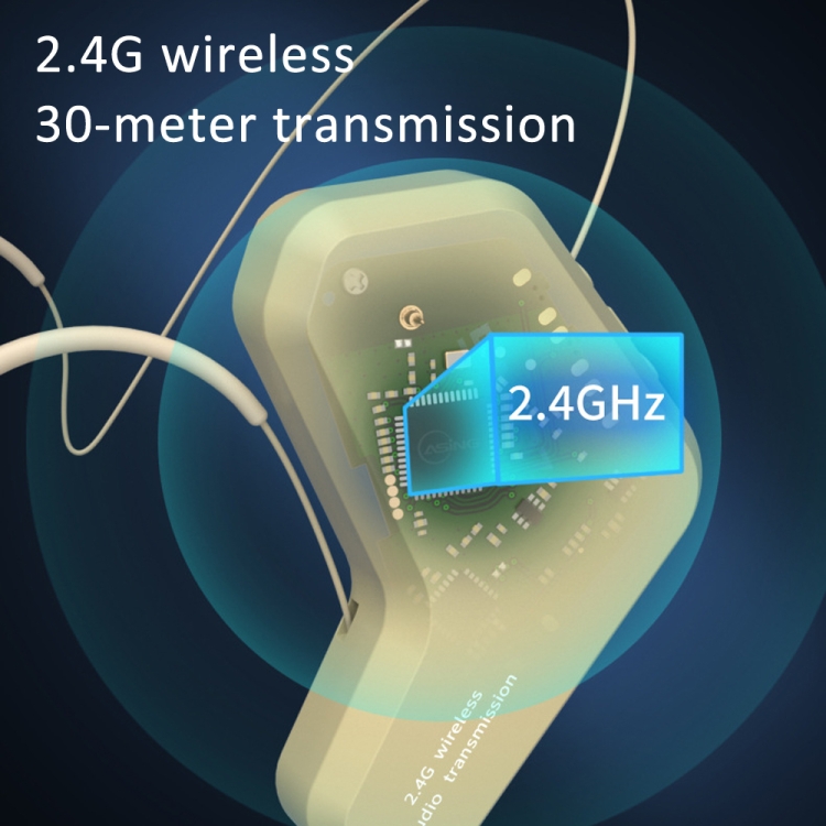 ASiNG S16 2.4G Wireless Voice Amplifier with Headset Microphone for Teachers Tour Guides Without Strap Chain ASiNG S16 2.4G Wireless Voice Amplifier with Headset Microphone for Teachers Tour Guides Without Strap Chain