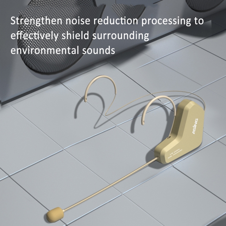 ASiNG S16 2.4G Wireless Voice Amplifier with Headset Microphone for Teachers Tour Guides Without Strap Chain ASiNG S16 2.4G Wireless Voice Amplifier with Headset Microphone for Teachers Tour Guides Without Strap Chain