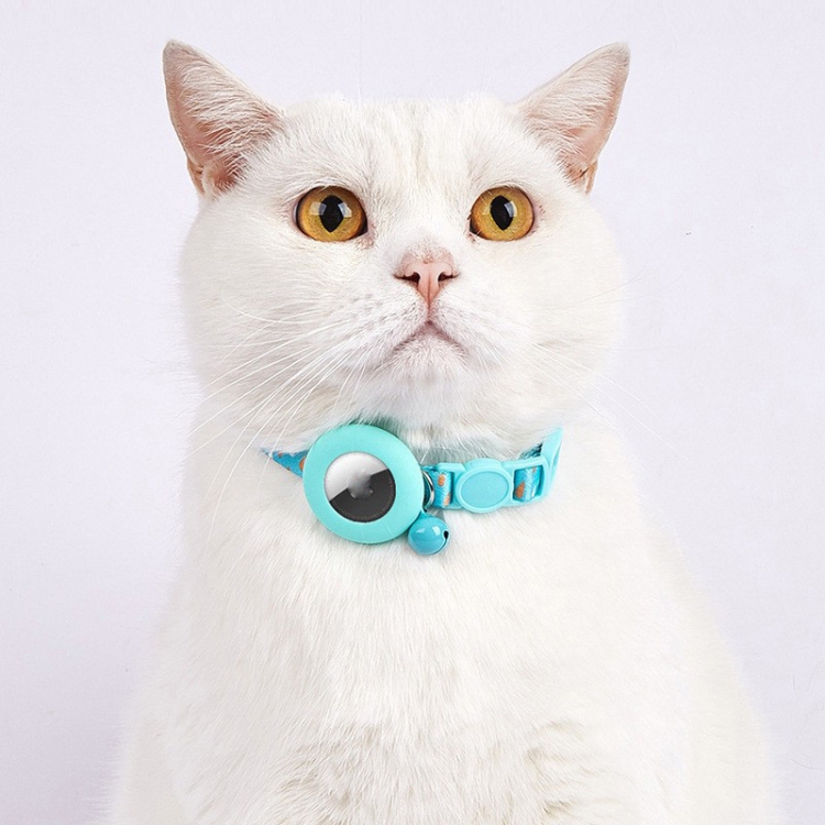 For AirTag Pet Collar Holder Print Design Case with Bell and Safety Buckle, Style: Camouflage Forest For AirTag Pet Collar Holder Print Design Case with Bell and Safety Buckle, Style: Camouflage Forest