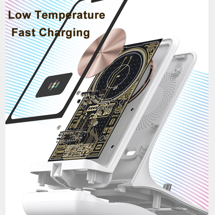 100W Magnetic Wireless Fast Charger Phone Holder For All Kinds Of Phone(White) 100W Magnetic Wireless Fast Charger Phone Holder For All Kinds Of Phone(White)
