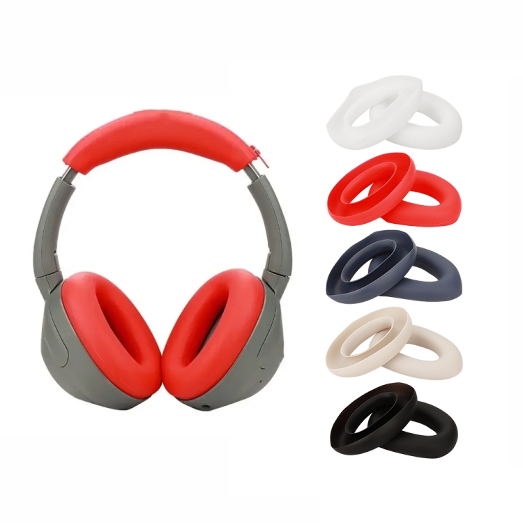 For Sony ULT Wear WH-Ult900N Headset 1pair Silicone Ear Pads Cushion Cover(Black) For Sony ULT Wear WH-Ult900N Headset 1pair Silicone Ear Pads Cushion Cover(Black)