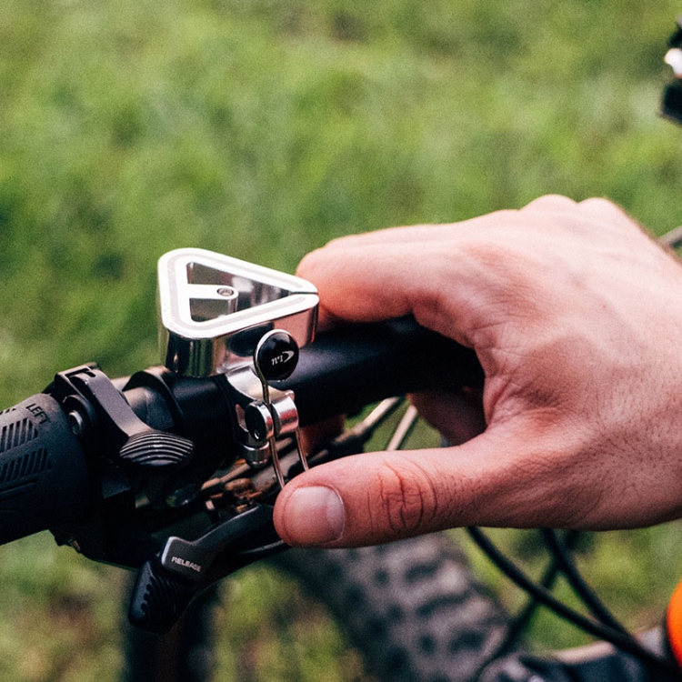 Premium Robust Triangle Copper Bell Features Crisp Deafen Sound, Strong and Long-lasting, Adds Safety for a Confident Cycling Ride