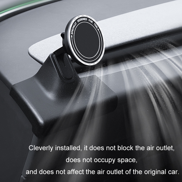 For 2024 Tesla Model 3 Left-hand Drive Air Outlet Magnetic Car Phone Holder(Dashboard Base) For 2024 Tesla Model 3 Left-hand Drive Air Outlet Magnetic Car Phone Holder(Dashboard Base)