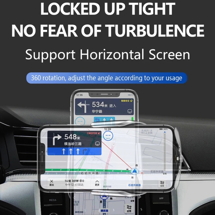 Car Cell Phone Holder Wireless Charger Aromatherapy Spray(Silver) Car Cell Phone Holder Wireless Charger Aromatherapy Spray(Silver)